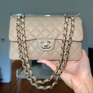 SOLD - Chanel 22A Dark Beige Small Classic Flap